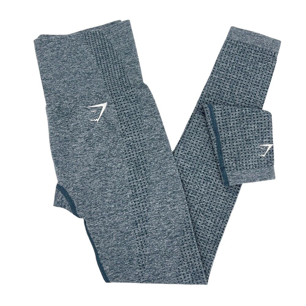 Gymshark Vital Seamless 2.0 Leggings Size XS Blue Gray Marl GLLG1830-ATML